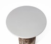 Java Cement Outdoor Table In Gray Finish