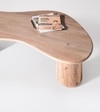 Hima Solid Wood Coffee Table In  Natural Finish