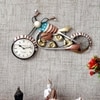 Craft Tree Metal Handpainted Decorative Bike  Clock Showpiece Dial Size 6'' In  Multicolor