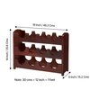 Ikiriya Sheesham Wood Accent Wine Rack in Honey Finish