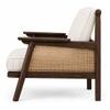 Editor One Seater Sofa Chair in Teak Finish