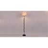 Philomena Multicolour Fabric Floor Lamp with Black Iron Base
