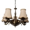 Devansh Gold Wall Mounted Lamp With Beige Jute Shade