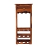 Lager Solid Wood Bar Rack With One Drawer