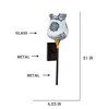 Devansh Metal Electric Wall Light in Black Colour with Multi Shade Count of 1 Light