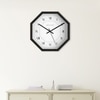Wooden Wall Clock with Roman Numeral Dial