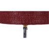 Molly Maroon jute & solid wood table lamp