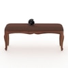 Henry Solid Wood Bench In Urban Teak