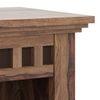 Fidora Solid Wood Bedside Table in Teak Finish