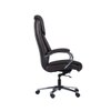 Ettorez Gloster High Back Leatherette Office Chair In Brown Colour