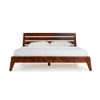 Leed Solid Wood Queen  Size Bed Without Storage (Dark Oak Finish)