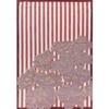 Jaipur Rugs Soft Geometric Wool Polyester Dhurrie Rug White 4x6 ft