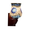 Devansh Solid Wood Electric Wall Light in Multi Colour with Multi Shade Count of 1 Light