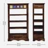 Rangrez Sheesham Wood Bookshelf in Provincial Teak Finish