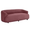 Morgen Boucle Fabrict 3 Seater Sofa In Pink