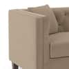 Windsor Premium 3 Seater Fabric Sofa in Biscuit Velvet Colour