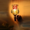 Devansh Metal Electric Wall Light in Gold Colour with Multi Shade Count of 1 Light