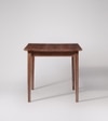 Old Ham Solid Wood 6 Seater Dining Table in Dark Brown Finish