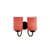 Rayanna Pink Natural Fiber Wall Light