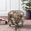 Willow Solid Wood  Ottomon in  Multicolor Colour