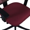 Jaazza Low Back Ergonomic Chair in Maroon Colour