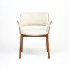 Mulho Veneer Dining Chair in Brown Colour