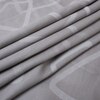 Grey And White Geometric Cotton 400 Tc Super King Size Bedsheet With 2 Pillow Covers