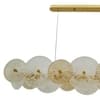 Shining Shield Cut Work Glass Elite Look Chandelier