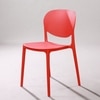 Kepler Brooks Serena Cafeteria Dining Chair in Red Colour
