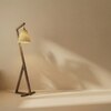 Zed Beige Jute Floor Lamp with Beige Jute Base