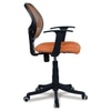 Jaazza Low Back Ergonomic Chair in Orange Colour