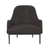 Scandinavian Brixton Lounge Chair Brown Matte Finish