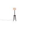 Gwen Multicolour Cotton Shade Floor Lamp