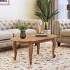 Taahira Coffee Table Natural Teak Finish