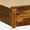 Zvya Solid Wood King  Size Bed With Box Storage (Provincial Teak Finish)