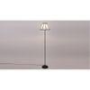 Shane Black Cotton Shade Floor Lamp