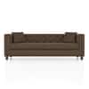 Windsor Premium 3 Seater Fabric Sofa in Truffle Beige Velvet Colour