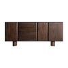 Carleson Solid Mango Wood Sideboard with 4 Door in Provincial teak Finish