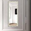 Madeline Framed rectangular decorative and bathroom wall mirror by elegant arts and frames (Mirror size 36 inch x 12 inch )