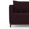 Florence Premium 1 Seater Fabric Sofa in Deep Plum Velvet Colour