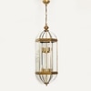 Vanessa Brass and Glass Pendant Light