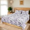 Himalayan Poppies 1 Double Duvet Cover with Purple colour