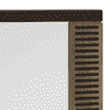 Masai Solid Wood Mirror In American Walnut - 2 Tone Finish