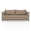 Florence Premium 3 Seater Fabric Sofa in Biscuit Velvet Colour