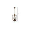 Sloane Multicolor Metal Lantern Hanging Lamp