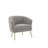 Carl Accent Chair in Grey Colour