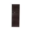 Hayao Engineered Wood 3 Tier Book Shelf  With Bottom Cabinet In Wenge Finish