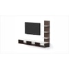 Prico Engineered Wood TV Unit in Wenge and White Finish