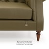 Fairmont 1 Seater Leatherette Sole in Olive Green Colour