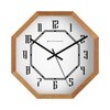 Geometry of Time Wooden Octagon Wall Clock